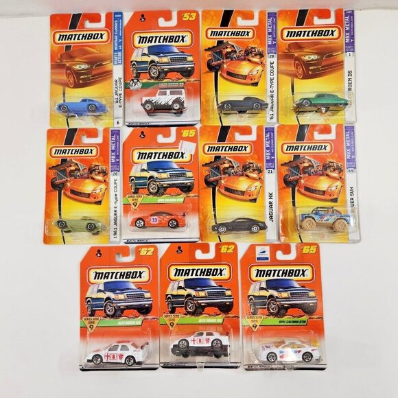 Matchbox European Diecast Car Lot of 11 Jaguar Citroen Alfa Romeo Land Rover - Picture 1 of 16